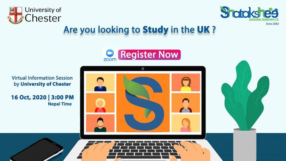 Virtual Information Session by University of Chester