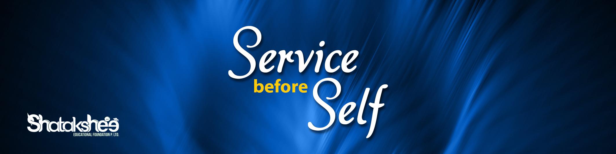 Service Before Self