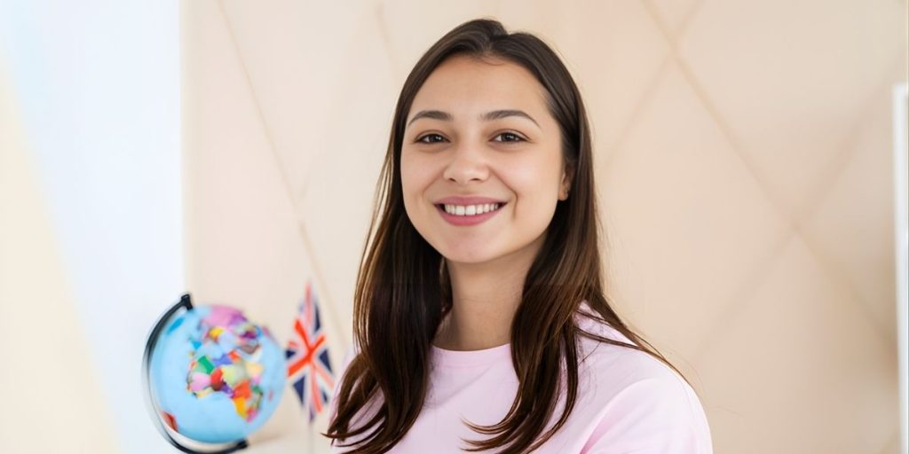 girl smiling after getting australian pr